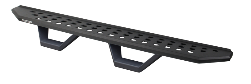 Ford F-250 Running Boards - Go Rhino - RB20 + Brackets + 2 RB20 Drop Steps - Textured Black - `99-`16